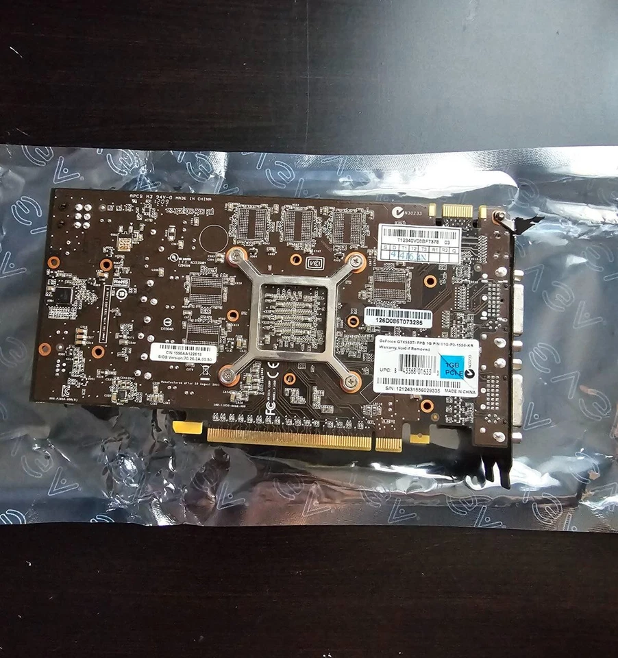 EVGA 01G-P3-1556-KR GeForce GTX 550 Ti 1GB GDDR5 PCIe x16 graphics card, tested - Image 2 of 4