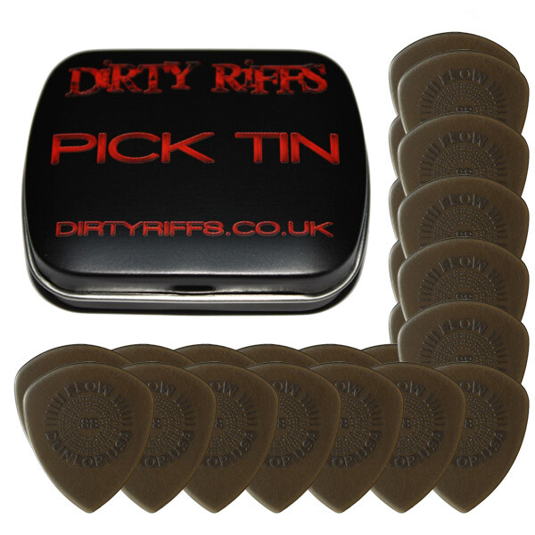 24 x Dunlop Flow Standard Guitar Picks / Plectrums - 0.88mm In A Handy Pick Tin
