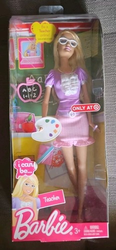 I CAN BE A TEACHER Target Exclusive NEW Barbie Collector Doll RARE 2010 T7547