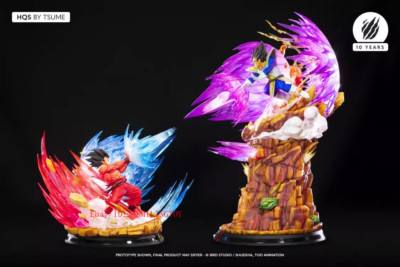Tsume Art HQS Dragon Ball Z Goku Kaio-Ken VS Vegeta Galick Gun 1/6