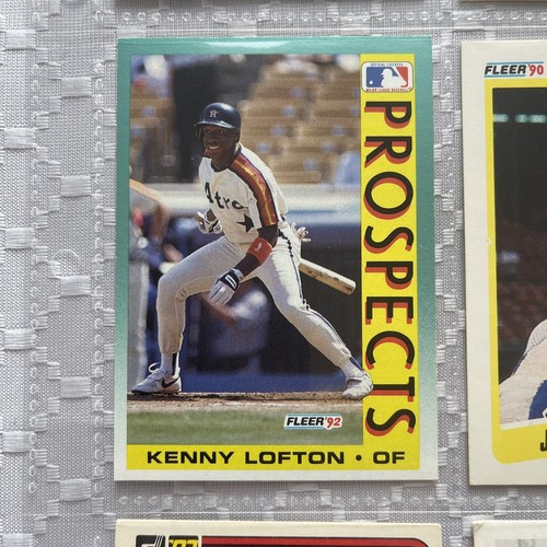 Paquete de 9 tarjetas de béisbol: McGriff-Goodman-Lynn-Lofton-Knicely - Imagen 6 de 11