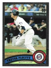 2011 Topps Update Black #US279 Trevor Plouffe /60 Twins Numbered Parallel Card