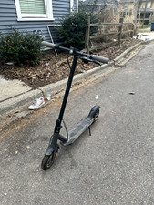 Electric Scooter 10" Solid Tires 600W Peak Motor Up to 20Miles Range and 19Mph S