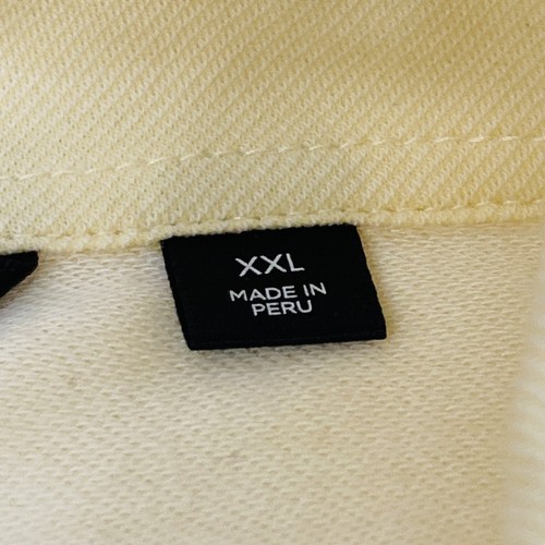 Travis Mathew Polo Mens 2XL Pima Cotton Blend Golf Button Polo Striped Yellow - Picture 4 of 14