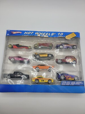 2006 Hot Wheels 10 Car Pack Set # 54886 Gift Pack Demage Box