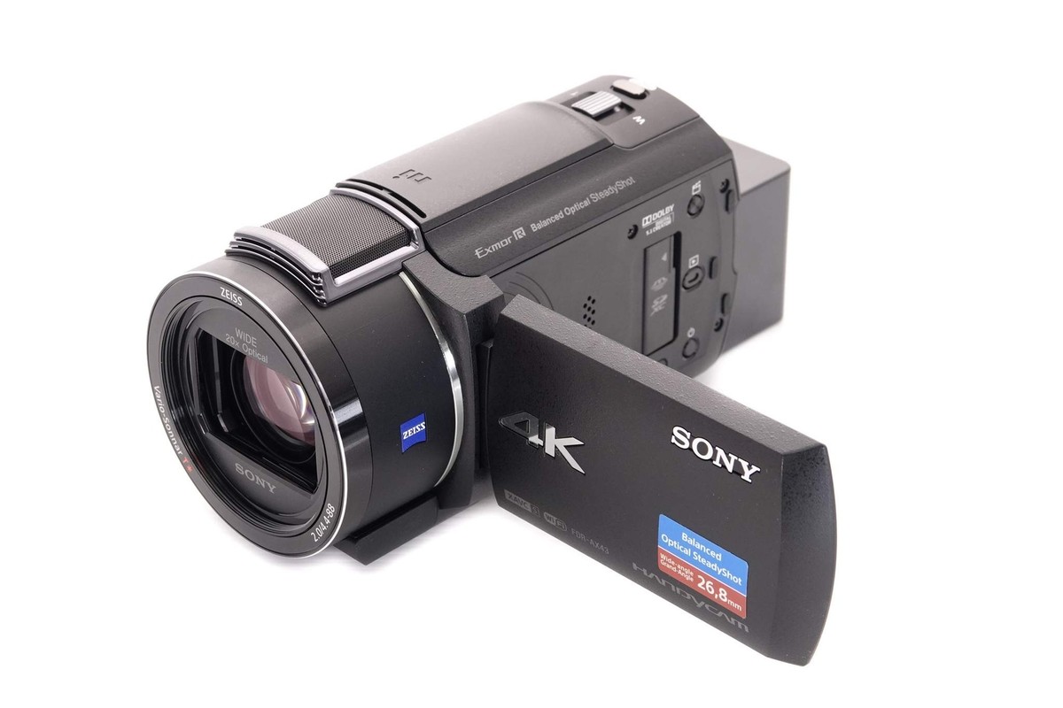 Sony FDR-AX43A UHD 4K Handycam Camcorder + Tripod + 1 Yr Warranty