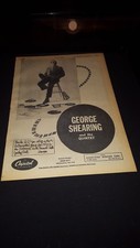 George Shearing And The Quintet Rare 1957 Capitol Records Promo Poster Ad Framed