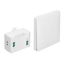 Wireless Light Switch Receiver Kit Self Powered Remote Control Wall Switch