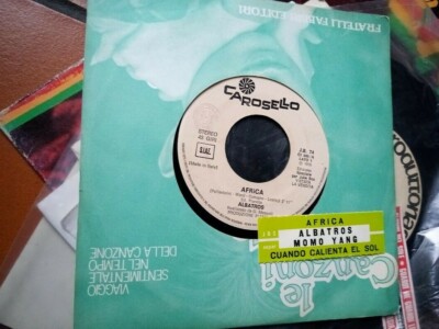 7'' PROMO JB + STRIP  ALBATROS AFRICA MOMO YANG CUANDO CALIENTA EL SOL N/MINT
