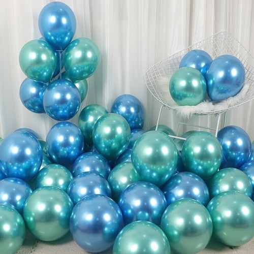 Globos Cromados 5" Globo Látex Cumpleaños Boda Brillante Perla Globo Fiesta Decoración - Imagen 28 de 38