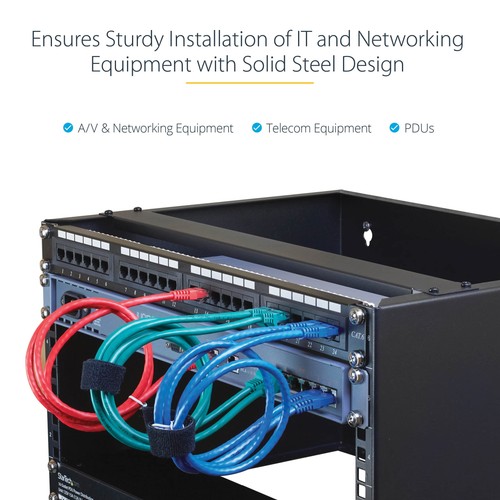 StarTech.com 6U Wall Mount Network Rack - 14 Inch Deep (Low Profile) - 19" Pa... - Picture 3 of 7