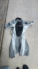 Woman s O'Neill Reactor Shorty Wetsuit, Gray/Black