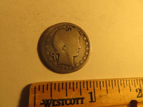 Barber Quarter Dollar - 1899 P