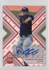2018 Elite Extra Edition Status Red Die-Cut 19/75 Durbin Feltman #142 Auto 08jk
