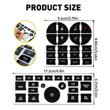 FIT Acadia/Sierra GMC 1500 HD 2500 Climate AC Control Button Repair Sticker