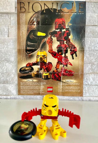 Bionicle Tohunga Set of 6: 1388, 1389, 1390, 1391, 1392, 1393 w/Disks & Posters