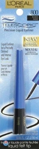 L'Oreal Paris Telescopic Precision Liquid Waterproof Eyeliner, Black - Image 2 of 4