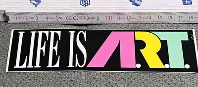 Life Is ART  - Aufkleber / Sticker Werbung 