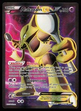 Alakazam EX 117/124 Ultra Rare Full Art XY Fates Collide Pokémon Card