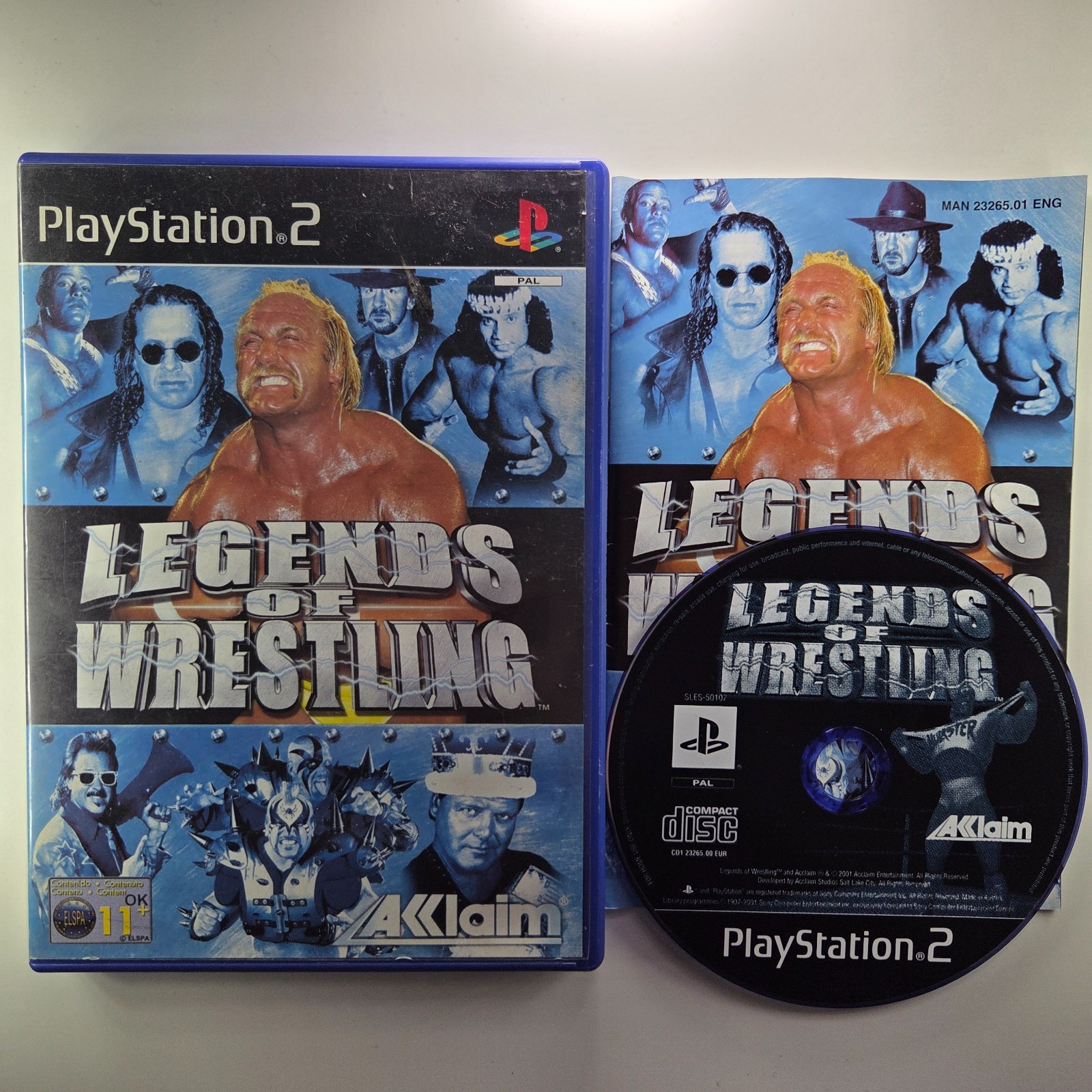 Legends of Wrestling PS2 Complete Tested🎮 Multibuy Deal