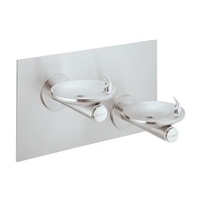 Elkay EDFPBM117C SwirlFlo Bi-Level Drinking Fountain Stainless Steel Wall Mount