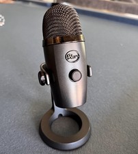 Blue Yeti nano Condenser Cardioid Microphone Color:Blackout-1 SIDE KNOB MISSING