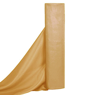 Gold POLYESTER FABRIC 54'' x 10 yards Bolt Put-up Wedding Party Crafts Sewing