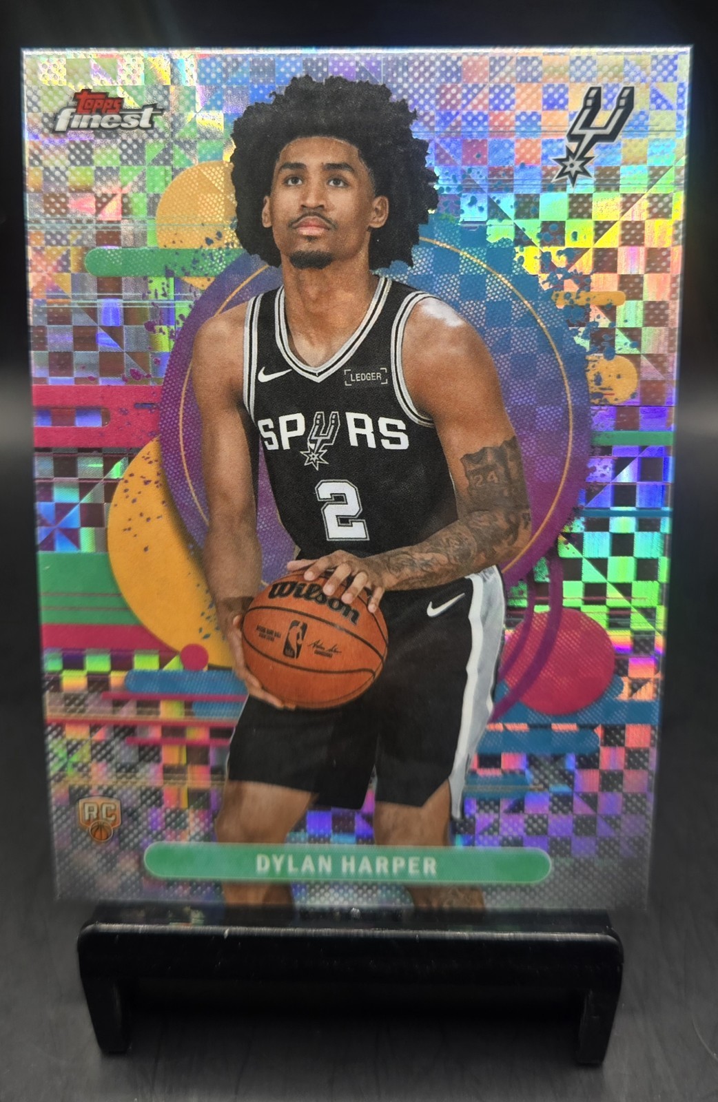 2025-26 Topps Finest Dylan Harper #102 Uncommon X-Fractor Refractor Rookie RC