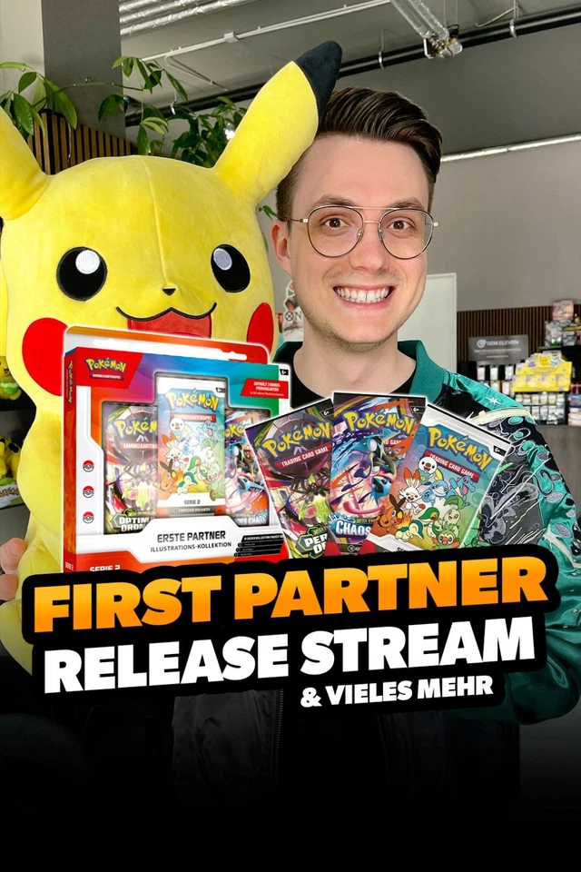 ERTSE PARTNER RELEASE! Pokemon Auktionen ab 1€! Booster Breaks & viel mehr