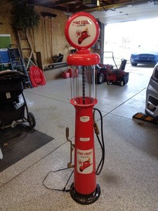 Wayne 56 inch Tall Cast Steel Model 516 Visible Glass Gas Pump