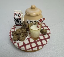 Our America Gift "Milk & Cookie Topper" Yankee Candle Jar Topper NE476
