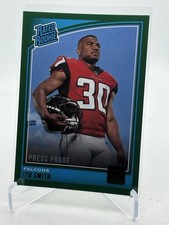 2018 Donruss Rated Rookie Ito Smith Green Press Proof Falcons Southern Miss