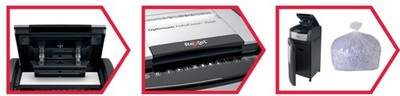 REXEL Aktenvernichter Optimum AutoFeed+ 150X, 4 x 28 mm