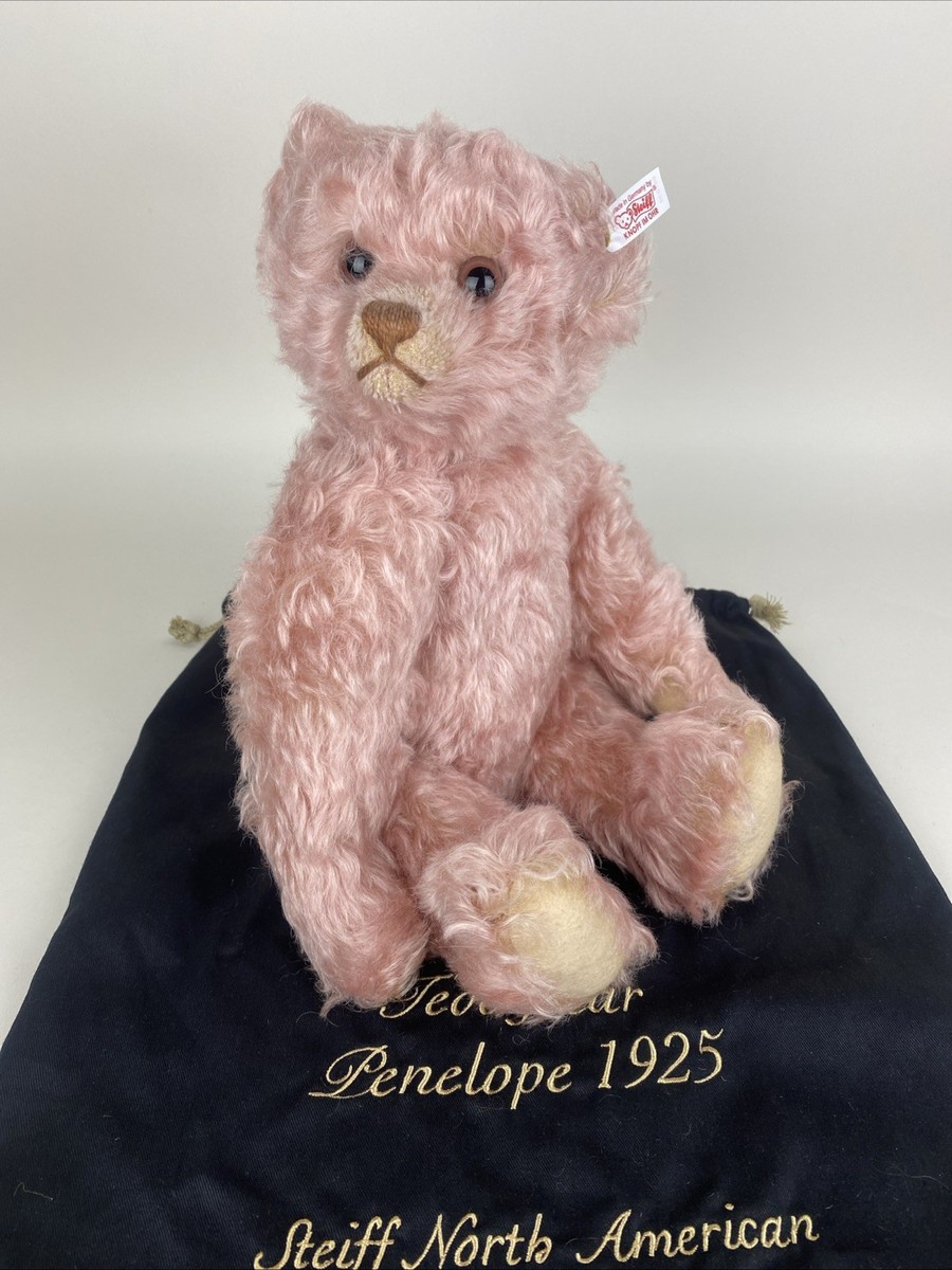 Pink Steiff Musical Bear My First Steiff Teddy Bear, 26 Cm, Pink