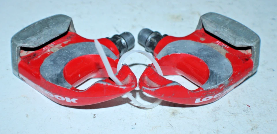 Pedales de bicicleta Look Arc F sin clip rojos Bikepacking carreras carretera ¡Envío rápido a EE. UU.! Foto 3 de 4