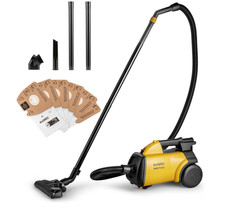 3670M Canister Cleaner, Lightweight Powerful Vacuum for Carpets and Hard floors