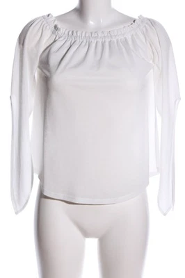 PULL & BEAR Blouse Carmen Dames Blouse T EU 36 blanc style décontracté - Photo 1/4