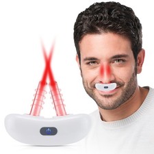 LED Red Light Therapy Nasal Device for Relieve Sinus Dry Nose Nasal Congestion