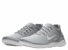 Nike Free RN 2018 Gray White Sz 8 942836 003 Running Shoes