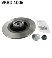 2X Bremsscheibe SKF Vkbd 1006 FüR Renault Megane ScÉNic KA0 JA0 1 Van 16V JA0D