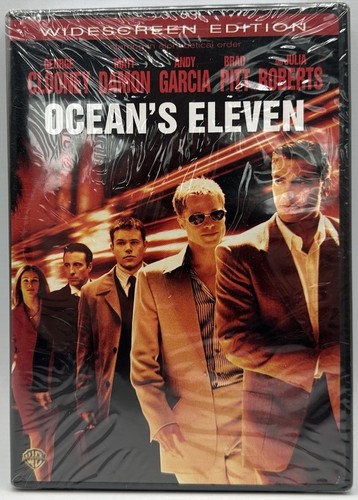 Oceans Eleven DVD Widescreen George Clooney Matt Damon Free Shipping 2007