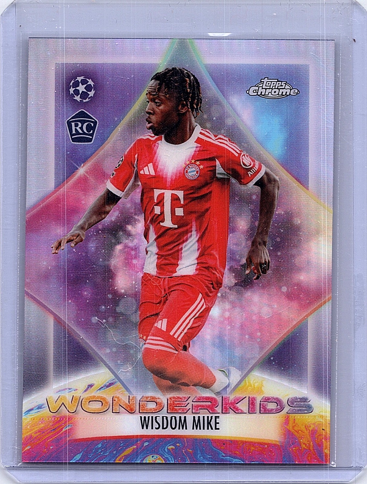 2025-26 Topps Chrome UEFA Club Competitions #WK-18 Wisdom Mike Wonderkids
