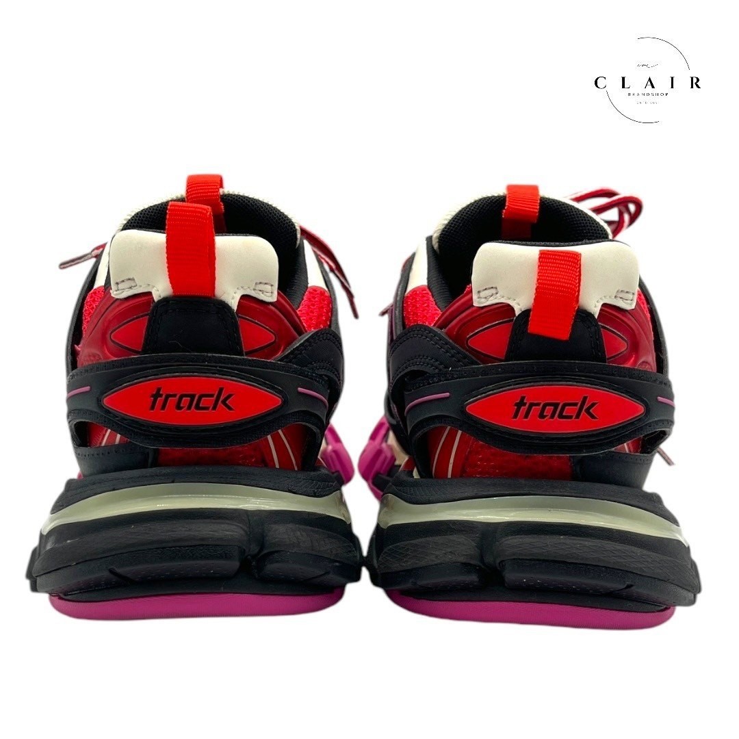 BALENCIAGA   Low Top Sneakers Track Lace up Ladies Sneakers Shoes 37 24.5cm Pink thumbnail 3