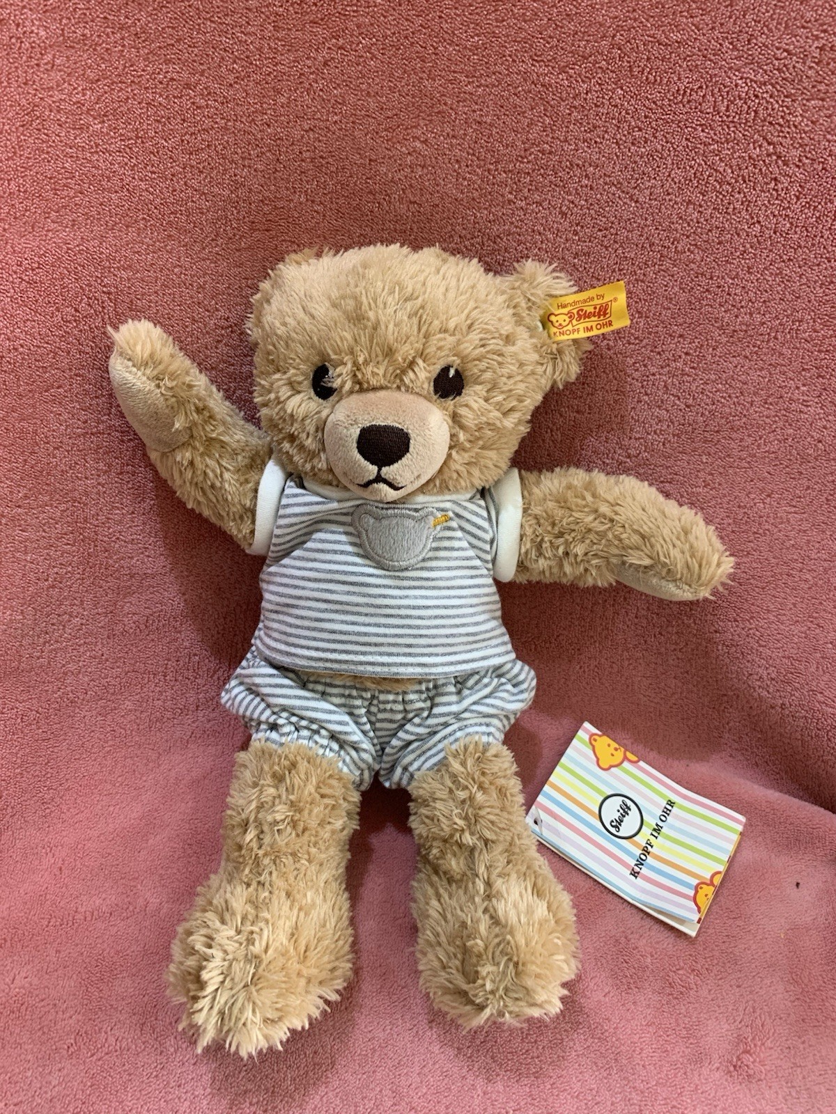 Steiff Teddy 239908 ~  25cm Sleep Well Bear With Tag