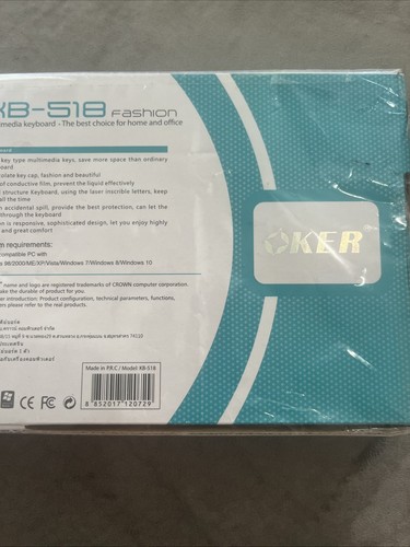 Oker Kb-518 Blue Keyboard - Picture 9 of 12