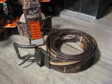 Men's Reversible Realtree MAX-7  Edge 2 Sided Camo Belt - Small 30/32" Size S