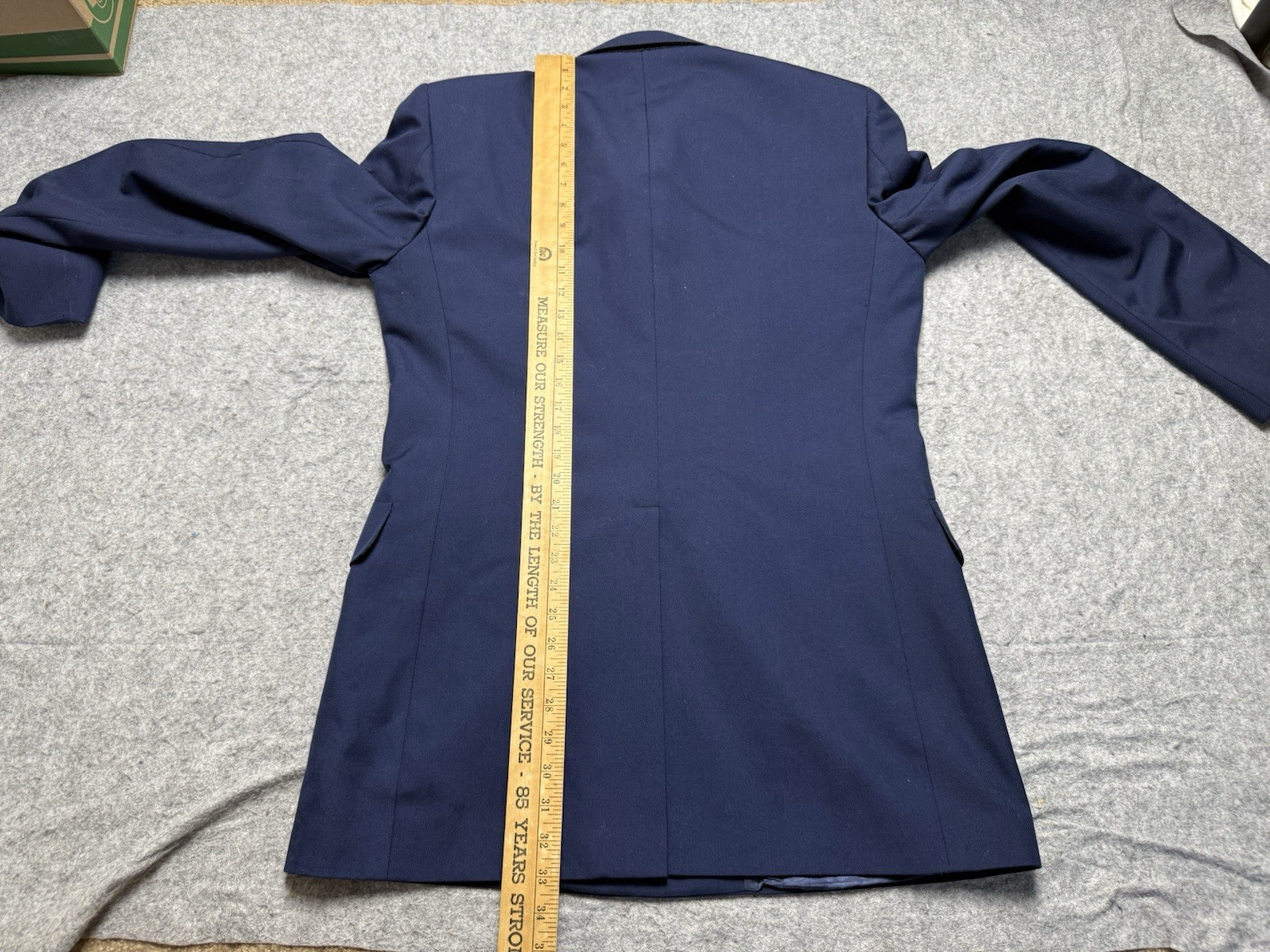 Defense Logistics Agency Overcoat Mens 41XL Blue Coat Jacket Military US Navy