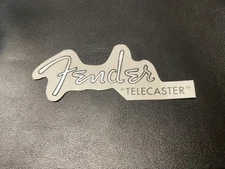 1950's "Spaghetti" style Fender Telecaster Waterslide Decal - Metallic Ink