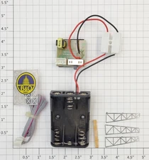 Miller Engineering 9060 HO Scale Rooftop B&O Animated Neon Sign