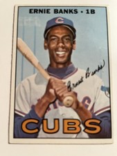 Ernie Banks 1967 Topps #215 No Crease ￼Nrmt  F46